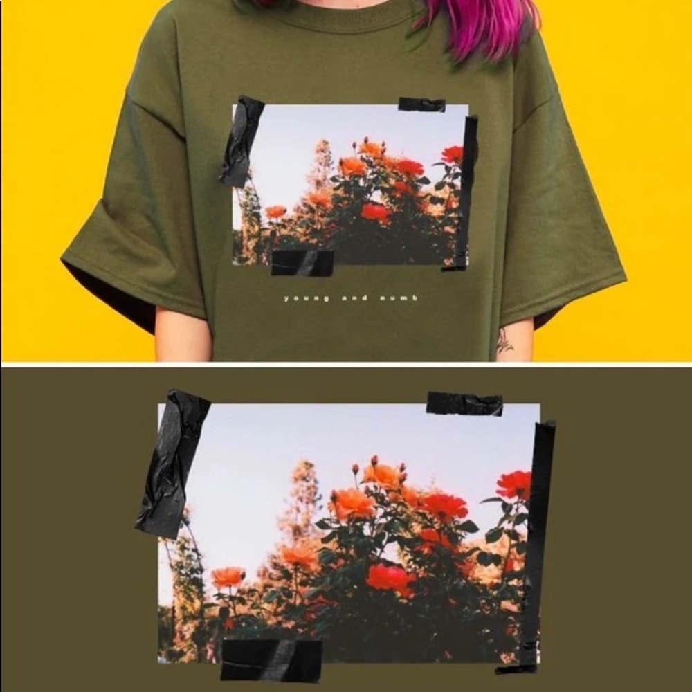 Olive Green Tee Shirt